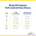 Breg OA Impulse Pull Lateral Knee Brace - Adjustable & Lightweight Support for Active Lifestyles