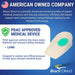 Brace Direct GreenRelief Silicone Heel Cups for Plantar Fasciitis, Heel Spurs, and Shock Absorption (S-XL) L3485