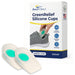 Brace Direct GreenRelief Silicone Heel Cups for Plantar Fasciitis, Heel Spurs, and Shock Absorption (S-XL) L3485