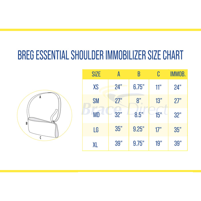 Breg Essential Shoulder Immobilizer | Cool & Comfortable Support | BraceDirect.com