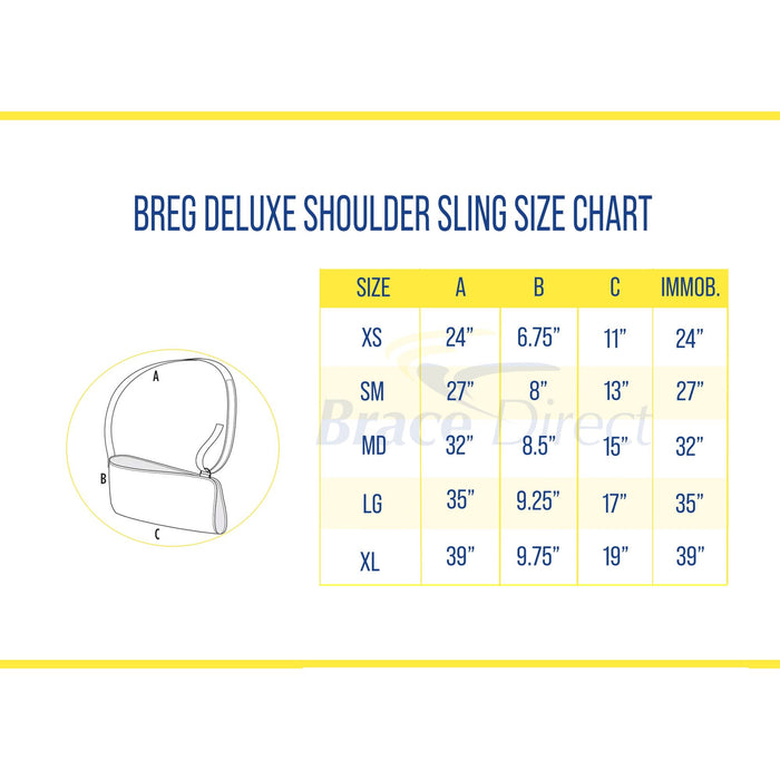 Breg Deluxe Shoulder Sling | Premium Shoulder Support | BraceDirect.com
