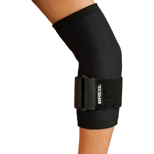 Breg Essential Elbow Sleeve with Compression Strap - Support & Pain Relief