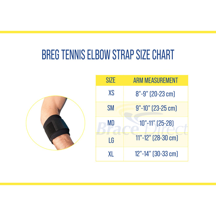 Breg Tennis Elbow Strap for Epicondylitis & Pain | BraceDirect.com