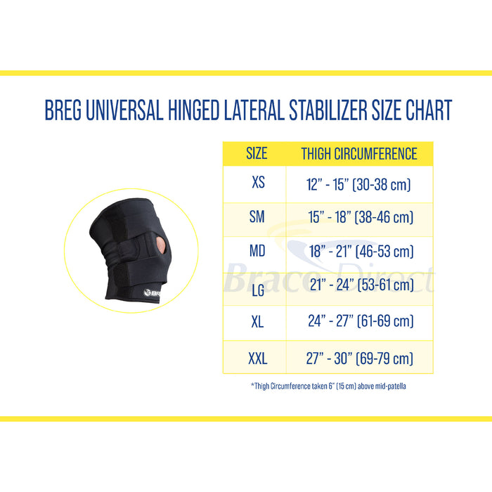 Breg Universal Hinged Lateral Stabilizer