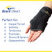 Infographic with uses for the Carpal Tunnel Wrist Brace Night Splint: carpal tunnel, arthritis, tendonitis, fractures, strains.