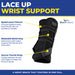 Breg Universal Wrist Brace: Lace Up Support for Sprains and Tendonitis L3908