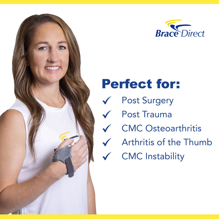 CMC Osteoarthritis Thumb Ring Brace - Stabilizing CMC Thumb Joint Splint for Arthritis Pain Relief Bort by Brace Direct