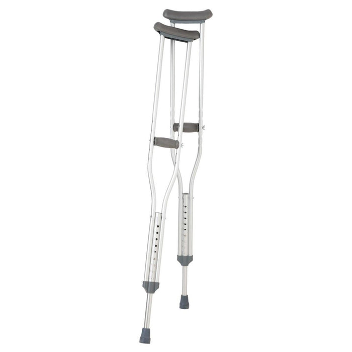 Breg Aluminum Push Button Crutches - 100309-000 - Brace Direct