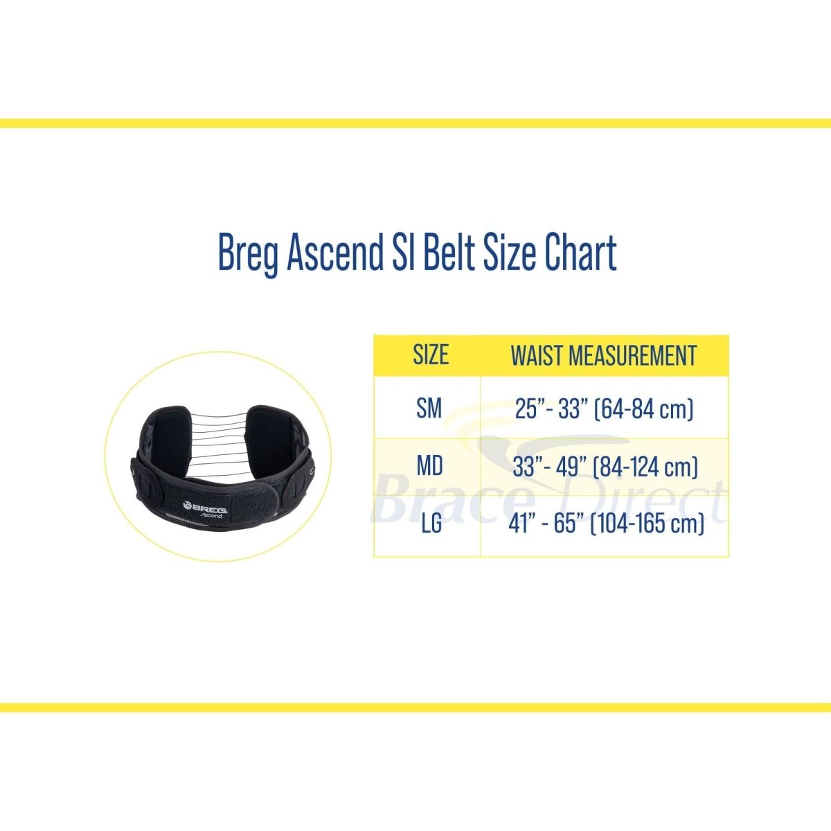 Breg Ascend SI Belt - SP10621-020 - Brace Direct