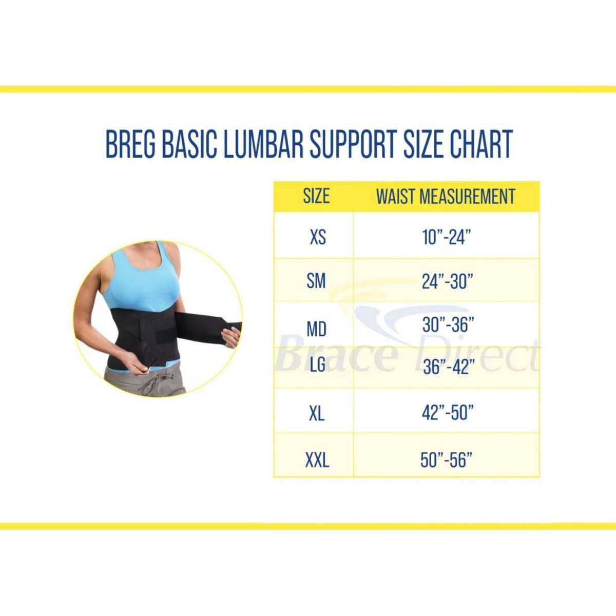 Breg Basic Lumbar Support - 10151 - Brace Direct