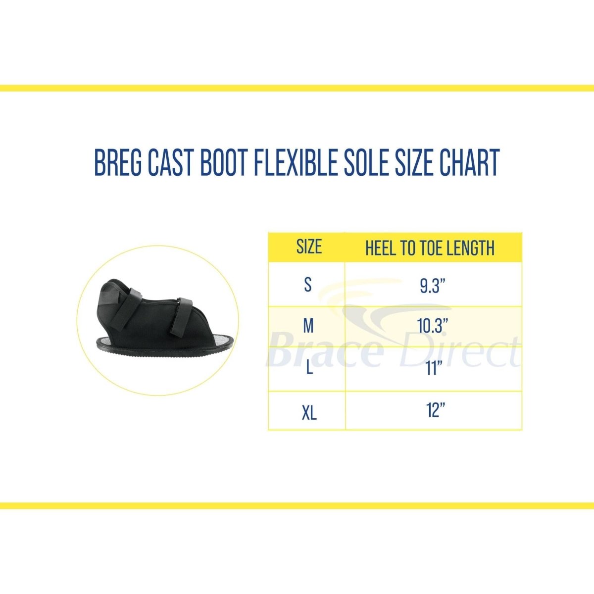 Breg Cast Boot Flexible Sole - 11392 - Brace Direct