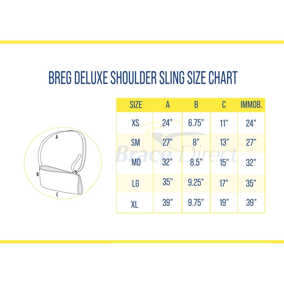 Breg Deluxe Shoulder Sling - VP20104-010 - Brace Direct