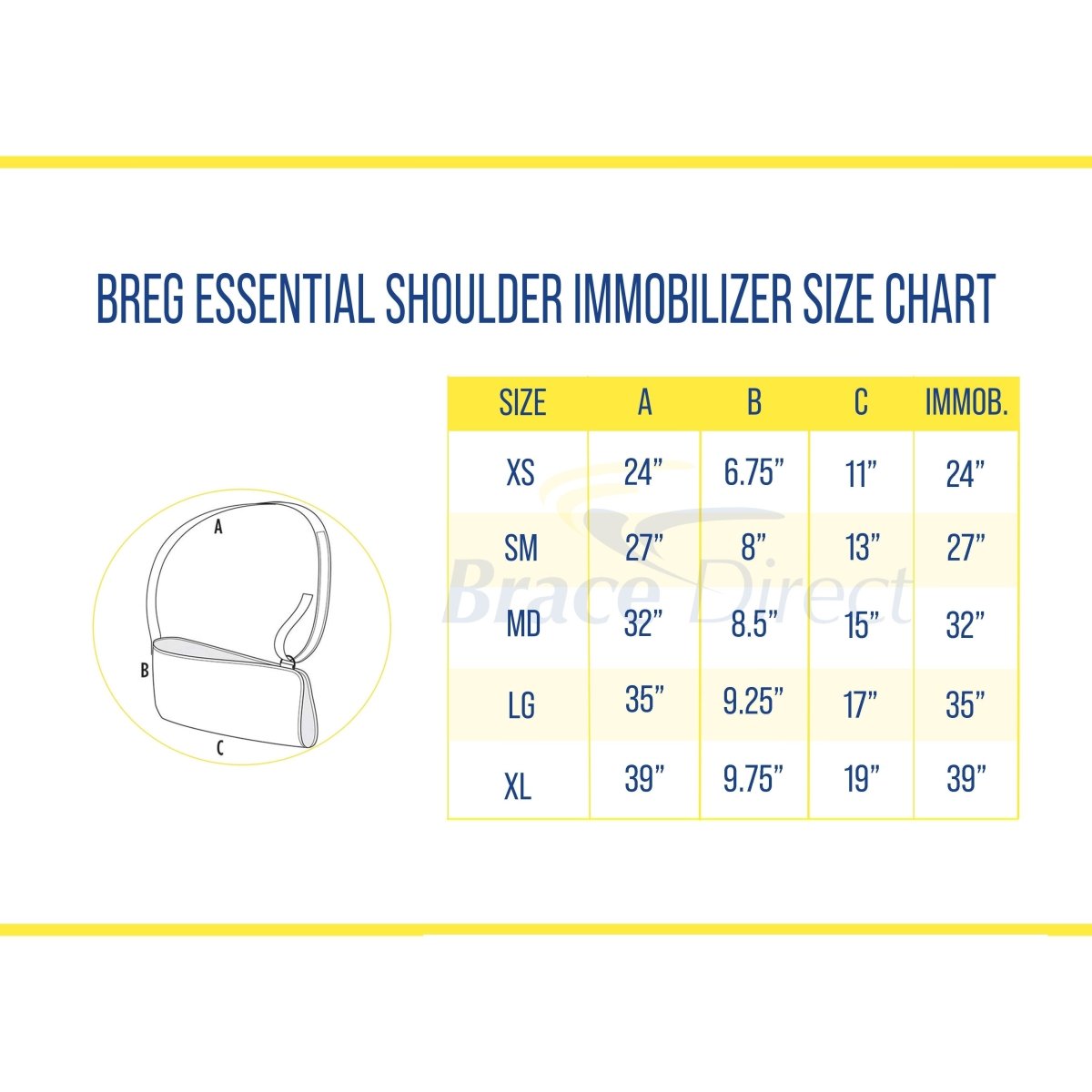Breg Essential Shoulder Immobilizer - VP20102-010 - Brace Direct