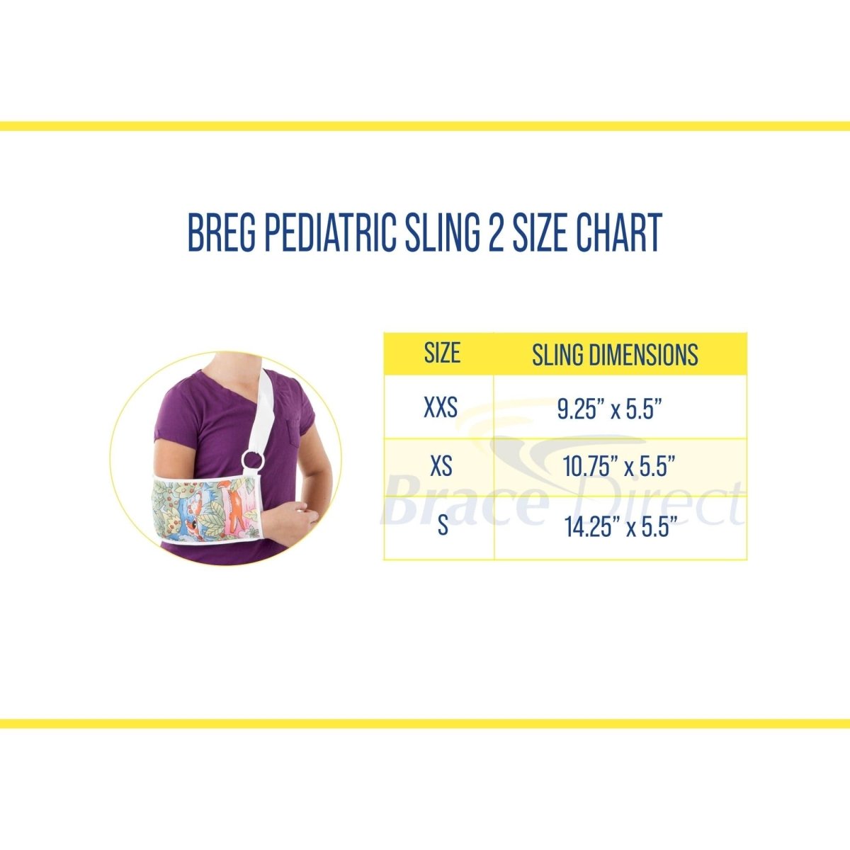 Breg Pediatric Sling 2 - LEZ-08470 - Brace Direct