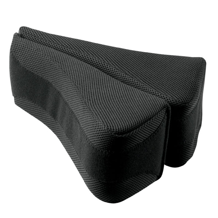 Close-up of the Breg Slingshot 3 Shoulder Brace's convertible abduction pillow for post-op options (at 15°), by Brace Direct.