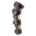 Side view of the Breg T Scope Premier Post-Op ROM knee brace by Brace Direct, isolated on white.
