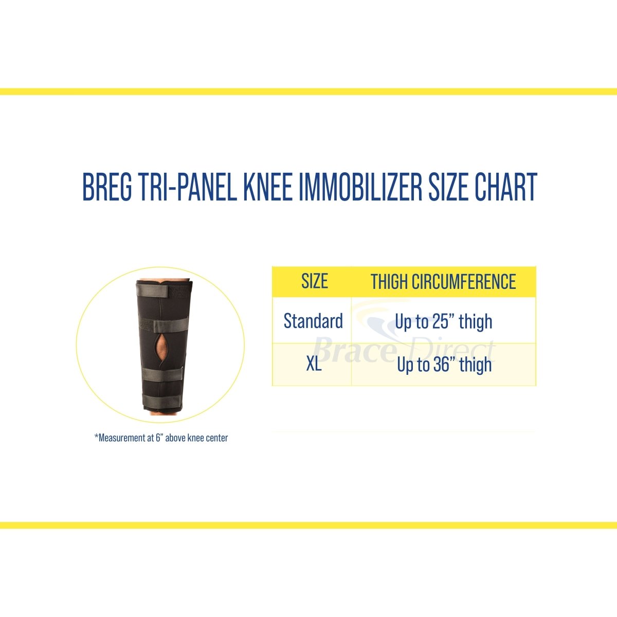 Breg Tri-Panel Knee Immobilizer - VP40105-005 - Brace Direct