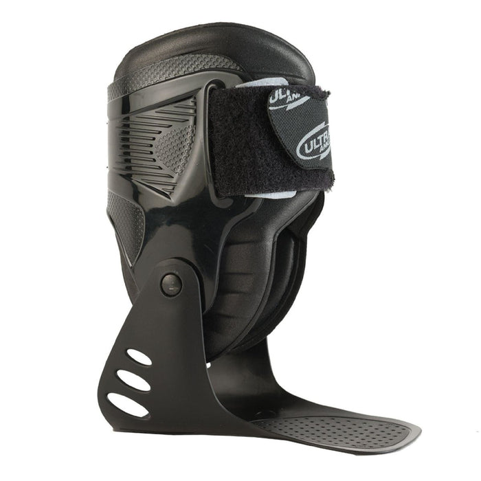 Side view of the Breg Ultra Aurora Stabilizing Ankle Brace by Brace Direct, isolated on white.