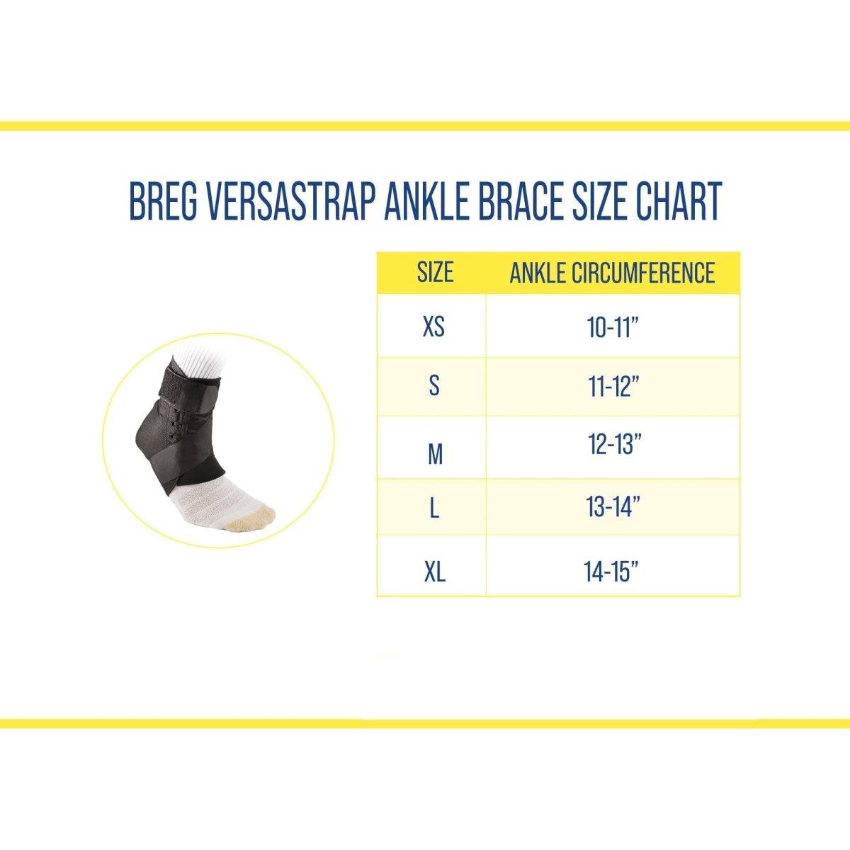 Breg VersaStrap Ankle Brace - VP50103-010 - Brace Direct
