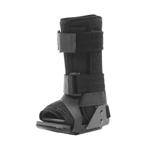 Front view of the Breg Pediatric Wee Walker Recovery Boot by Brace Direct, isolated on white.