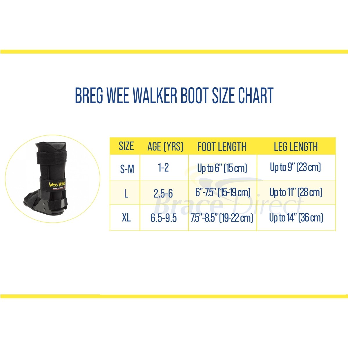 Breg Wee Walker Boot - AL185003BB-NonAir-S-M - Brace Direct