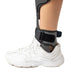 Side view of the Guardian Elite Rehabilitator Varus/ Valgus Ankle Control Strap with the Elite AFO, by Brace Direct.