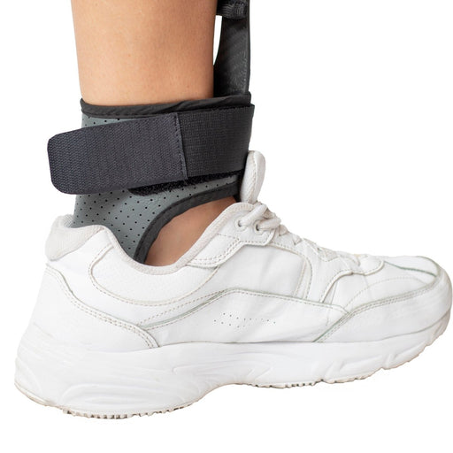 Side view of the Guardian Elite Rehabilitator Varus/ Valgus Ankle Control Strap, by Brace Direct.