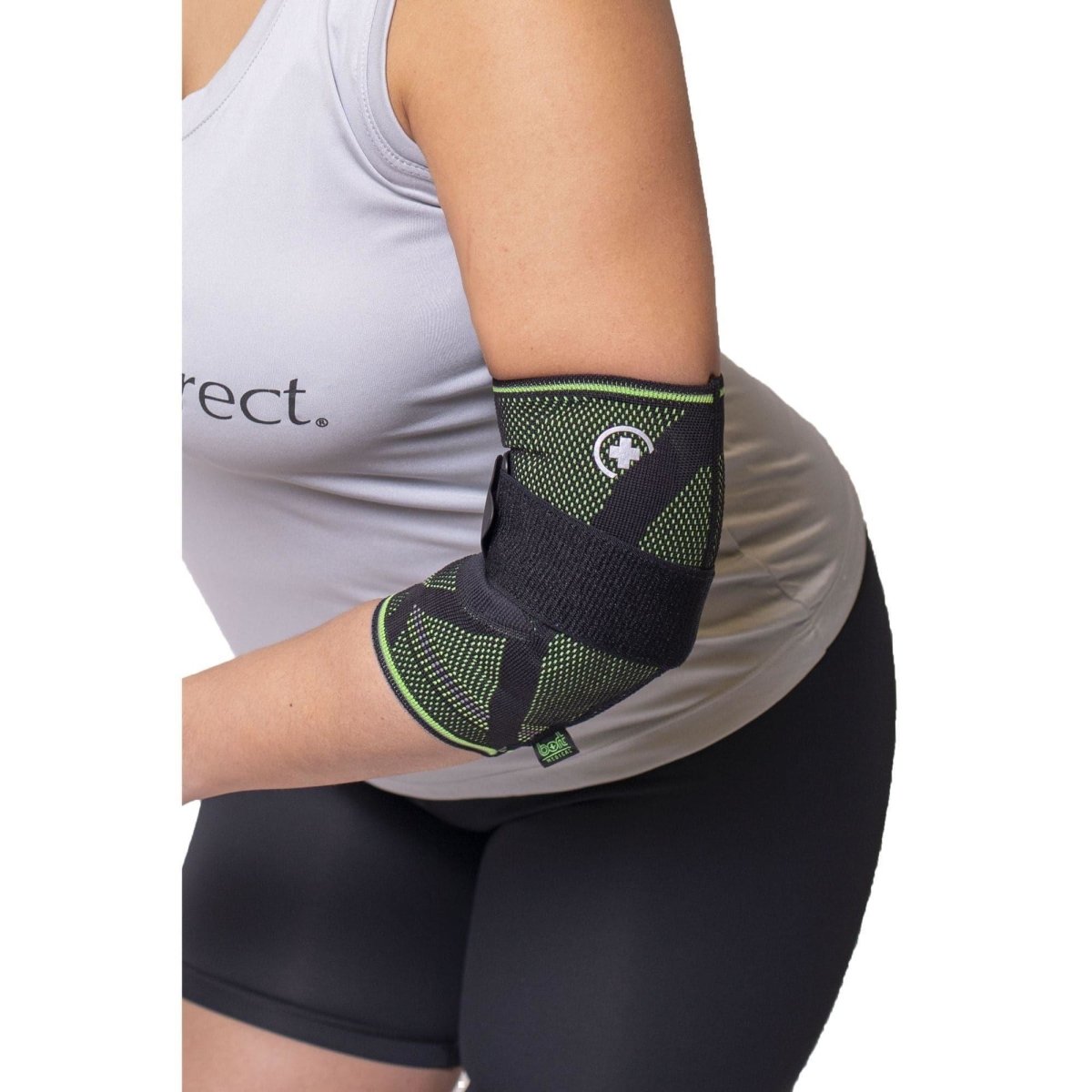 Knit Elbow Compression Sleeve with Strap - Bort by Brace Direct - ARB122600-Reg-S - Brace Direct