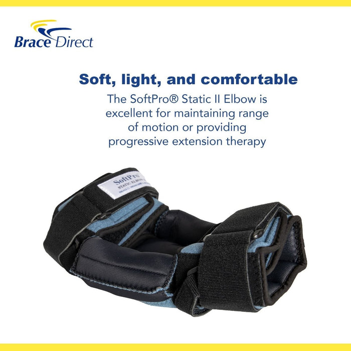 OCSI SoftPro Static II elbow brace, for range of motion therapy, by Brace Direct.