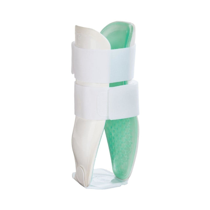 Front view of the Ossur Airform Pre-Inflatable Stirrup Ankle Brace by Brace Direct, isolated on white.