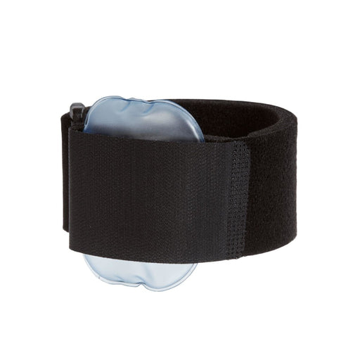 Front view of the Ossur Airform Tennis Elbow Support by Brace Direct, isolated on white.