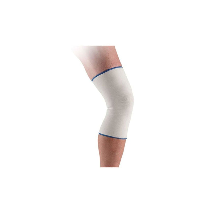 Side view of the Ossur Elastic Knee Support Brace by Brace Direct, worn by a model.