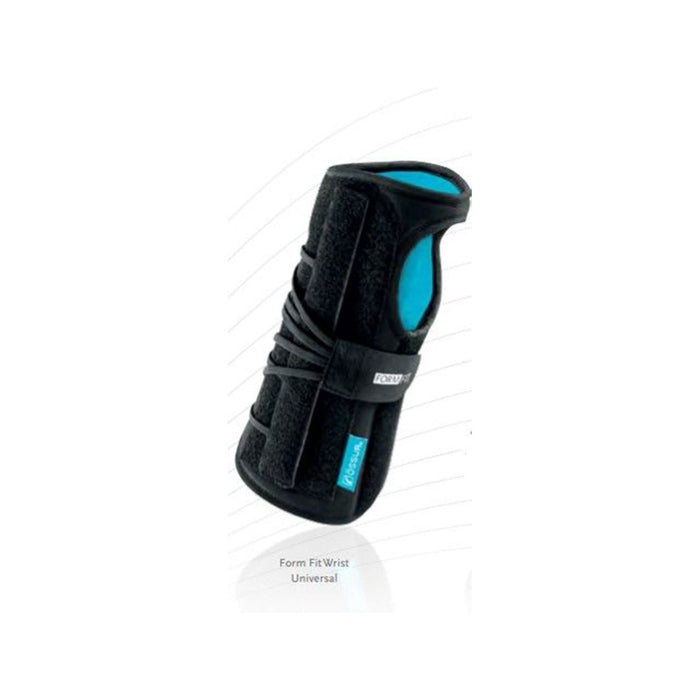 Close-up of the Ossur Form Fit Wrist Universal Brace by Brace Direct, isolated on white.