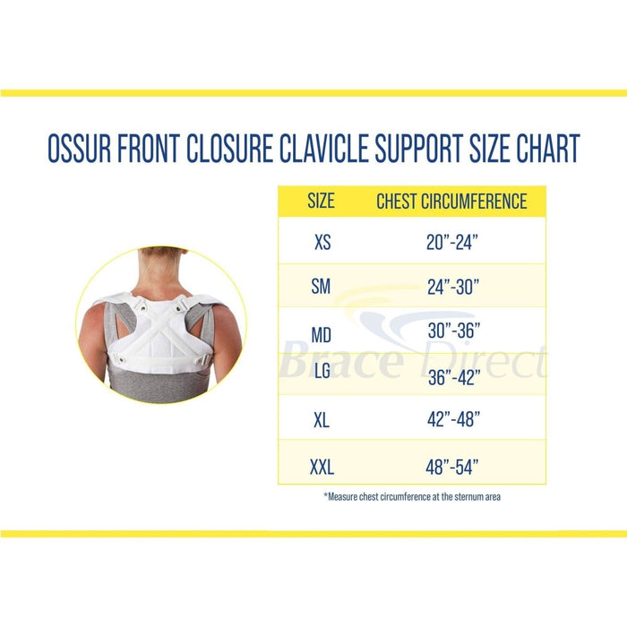 Ossur Front Closure Clavicle Support - XS Brace Direct