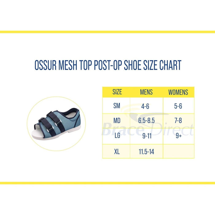 Ossur Mesh Top Post-op Shoe - S / Mens Brace Direct