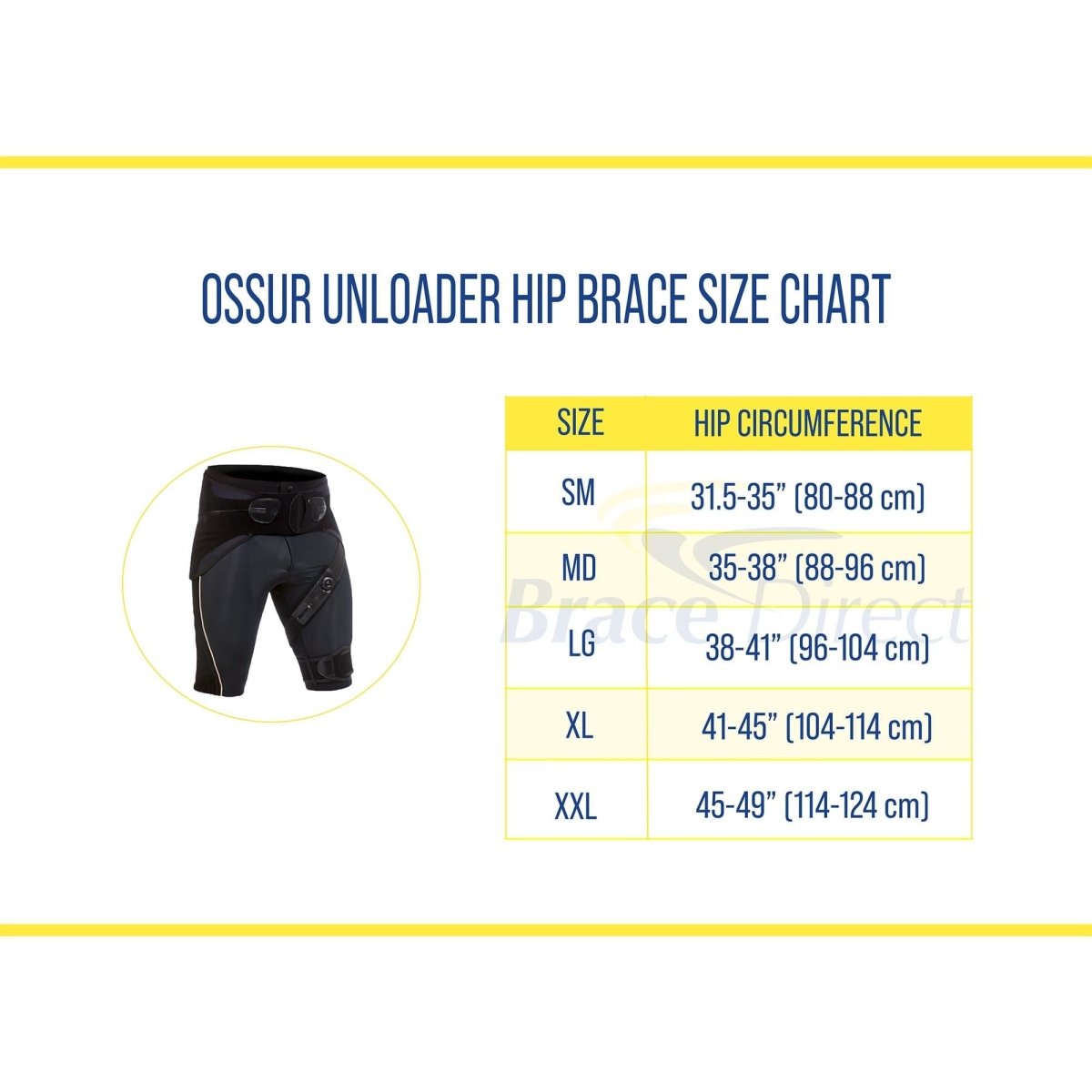 Ossur Unloader Hip Brace - B-465350030 - Brace Direct