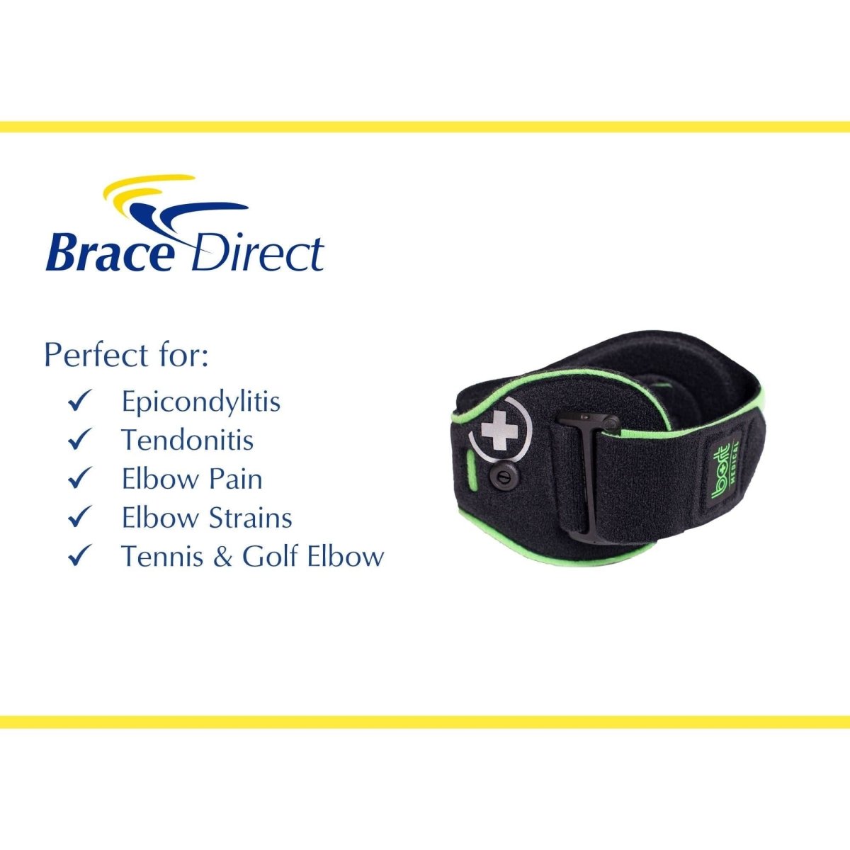 Sport Elbow Compression Band - Bort by Brace Direct - Default Title Brace Direct