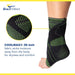 Brace Direct TaloStabil Sport Ankle Compression Brace with COOLMAX® 3D knit fabric for moisture-wicking comfort.